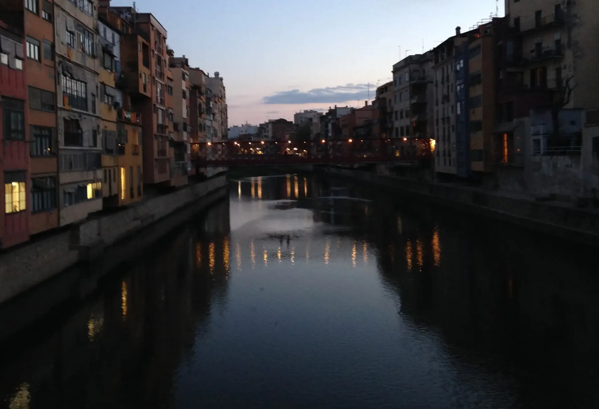 el rio Onyar en Gerona